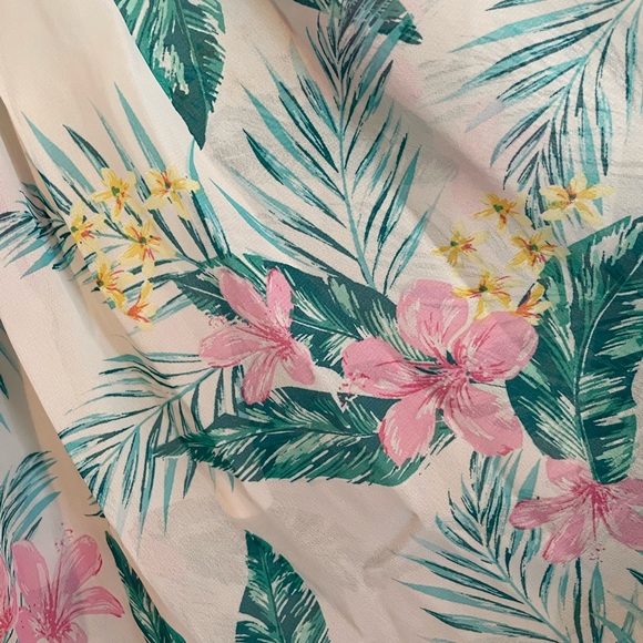 NWOT Pink Lily It’s Love At First Sight Ivory Floral Maxi Dress - Picture 6 of 6